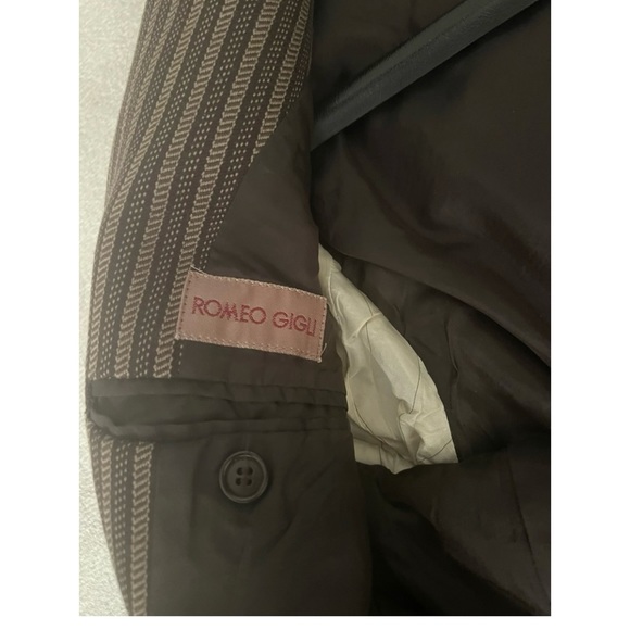 Romeo Gigli Vintage Women’s Striped Blazer from fall 1994 collection size 40 (M) - Picture 7 of 10